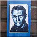 J3474 : 'Steve McQueen' sticker, Belfast by Rossographer