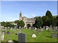 Settle parish church and churchyard