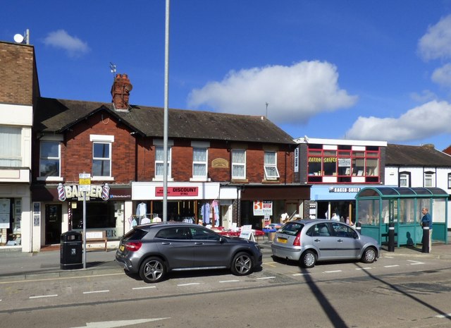 Shops on Rossall Road © Gerald England :: Geograph Britain and Ireland