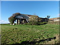 Dilapidated barn at Perham Farm