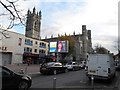 Public information screen in Hill Street, Newry