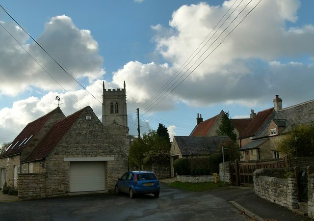 The end of Back Lane, Stonesby