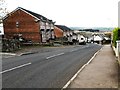 Temple Hill Road descending towards the junction with Church Street, Newry