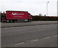 SIG Insulation lorry ascends Malpas Road, Newport