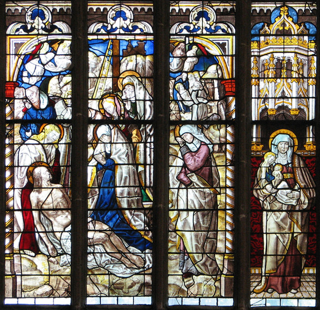 The church of St Andrew in Hingham - east window