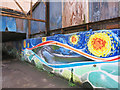 Covered Dock Canal Mural