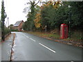 Telephone box on Saighton Lane