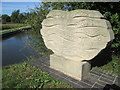 "Flowing Onwards" sculpture by Angela Godfrey