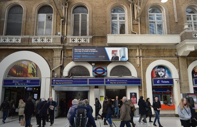 Underground Entrance Charing Cross C N Chadwick