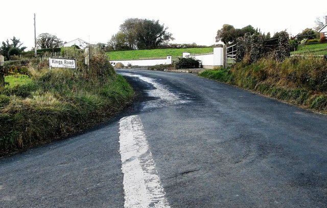 Kings Road at its junction with Grinan... © Eric Jones :: Geograph Ireland