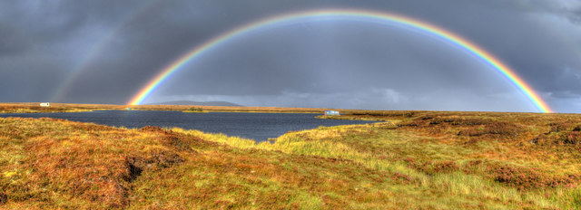 Rainbow on Loch an Eilein
