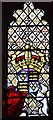 Radley, St. James the Great Church: c16th heraldic glass window 2 (detail)