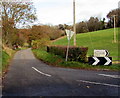 A466 direction sign near St Arvans