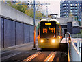 SJ8698 : Metrolink Tram at Etihad Campus by David Dixon