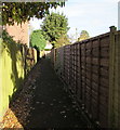 Fenced path, St Arvans