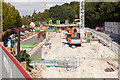 Building work on former car park in Chesil Street