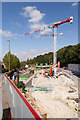 Building work on former car park in Chesil Street