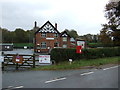 Elizabeth II postbox outside Bickerton Village Hall