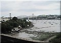 View from a Plymouth-Penzance train - inlet off the Tamar Estuary