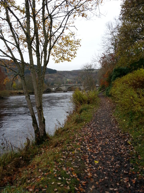 Path by the Tay at Aberfeldy
