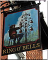 SO9063 : Ring O' Bells name sign, Droitwich by Jaggery