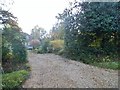 House entrance on Clappers Lane, Chobham