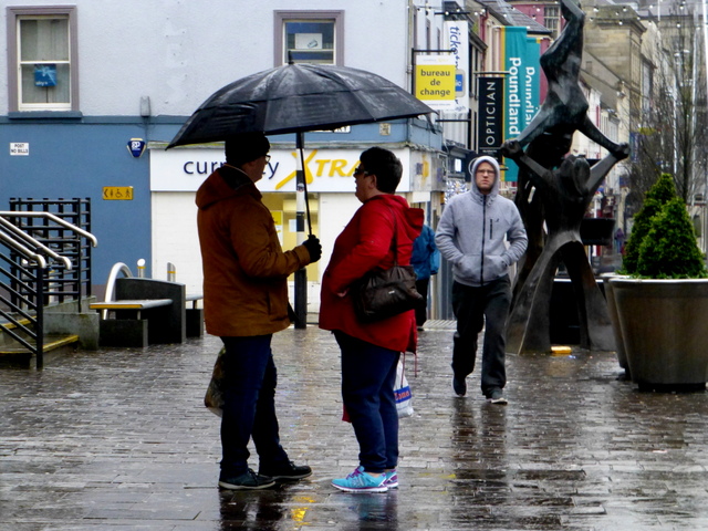 Out with the umbrellas, Omagh