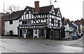 SO9063 : Black and white corner of High Street and Worcester Road, Droitwich by Jaggery