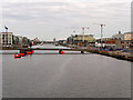 O1834 : Port of Dublin, River Liffey and East Link Bridge by David Dixon