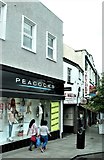J0153 : Peacocks and Mallons Butchers at the High Street Mall, Portadown by Eric Jones