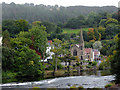 The Dee valley at Llangollen, Denbighshire