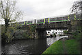 Train crossing Slade Heath Railway Bridge