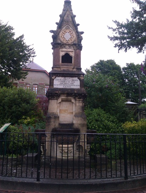 Randall monument, Court Road, Nolton Street, Bridgend, August 23rd 2015