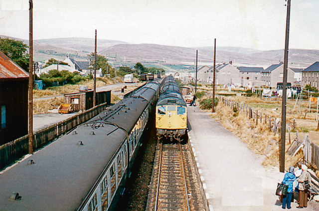 Brora station, 1976