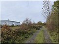 Track alongside High Carr Business Park