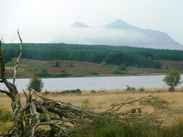 Loch Borralan and shoreline