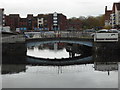 ST2937 : Bridgwater docks - bascule bridge by Chris Allen