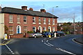 Houses on the corner of Chestnut Walk and Lansdowne Road