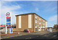 SP8312 : Esso & Sainsbury's by Des Blenkinsopp