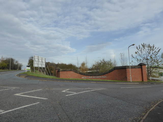 Entrance to High Carr Business Park