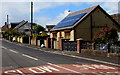 Solar panels on a bungalow roof, Clyne