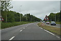 Dual Carriageway ends, A2