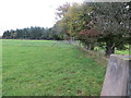 Field edge view from Cwmcarfan Hill Triangulation Pillar