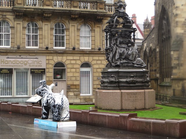 Great North Snowdog Wor Geordie, Mosley Street, Newcastle upon Tyne