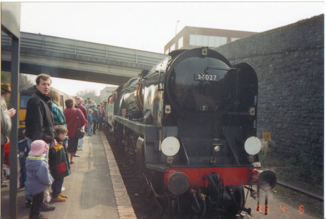 Bridgend railway station April 6th 1996