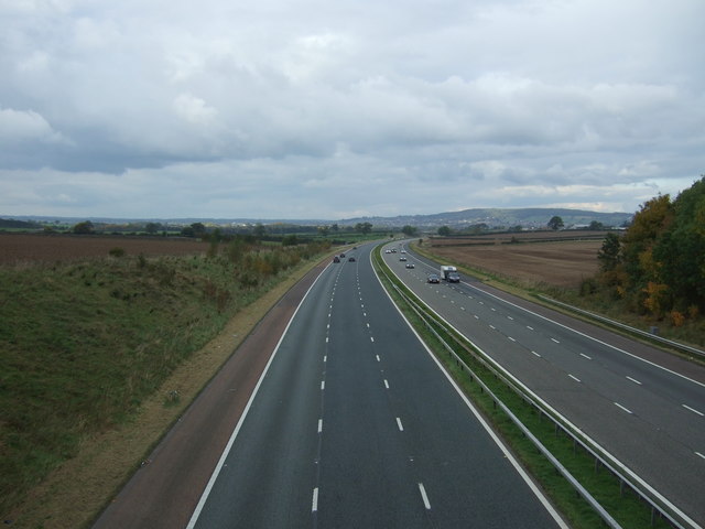 M6 northbound near Low Moor