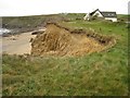 Soft cliffs at Widecombe Bay