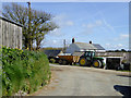 Lane passing Hardisworthy Farm in Devon