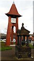 Millennium clock and drinking fountain, Hale