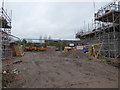 SJ8446 : Newcastle-under-Lyme: houses under construction on Ashfields New Road by Jonathan Hutchins